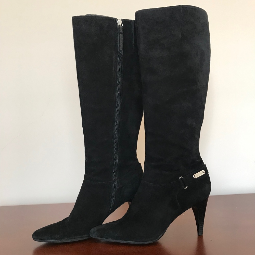 Calvin Klein Liv Black Suede 7.5